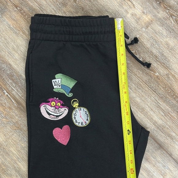Womens Disney Alice in Wonderland Embroidered Jogger Sweatpants Size XXL - Picture 13 of 16